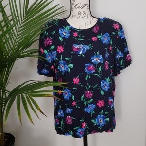 🔥Floral short sleeve blouse